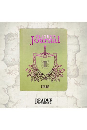 Notebook A5 Player's Journal Sage Green Shield