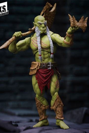 Vitruvian HACKS Actiefiguur Mighty Orc Sovran Bur'Zagi