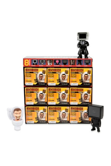 Skibidi Toilet Figures 11 cm Series 1 Display (9)