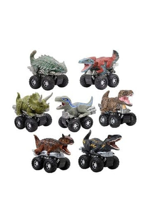 Jurassic World Zoom Riders Vehicle with Action Figure Assortment (24)