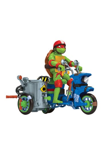 Teenage Mutant Ninja Turtles: Mutant Mayhem Action Figur Raphael & Scooter med sidevogn 11 cm