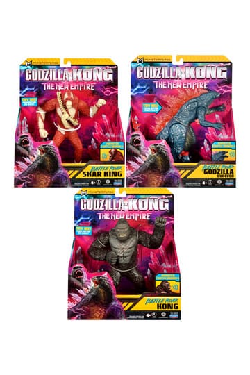 Godzilla x Kong The new Empire Action Figures Deluxe elek Figures 18 cm Assortment (4)