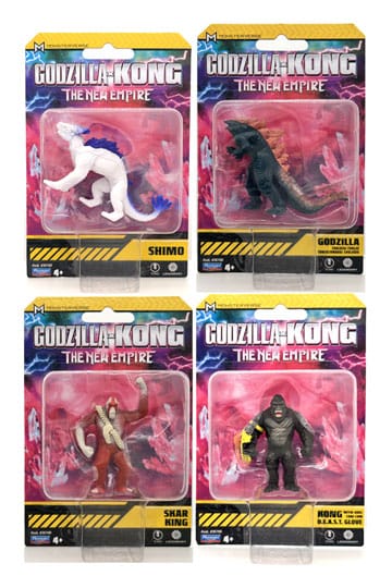 Godzilla x Kong De nye Empire Action Figures Mini Monster 5 cm sortiment (24)