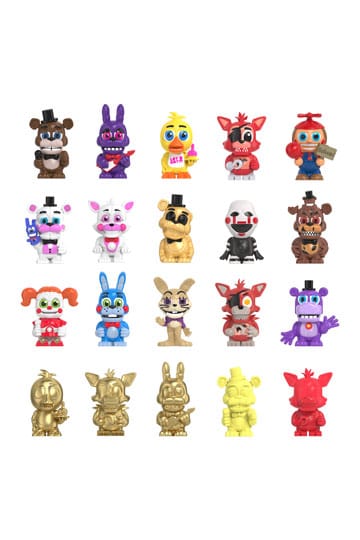 Five Nights at Freddy's: Faz's Fizzy Station Grab N´Go Blind Box Figures 3-Packs 4 cm Assortment Series 2 Classic Remix (12)