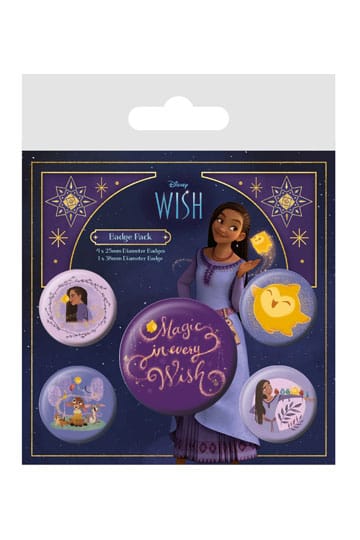 Wish Pin-Back Buttons 5-Pack Magic In Every Wish