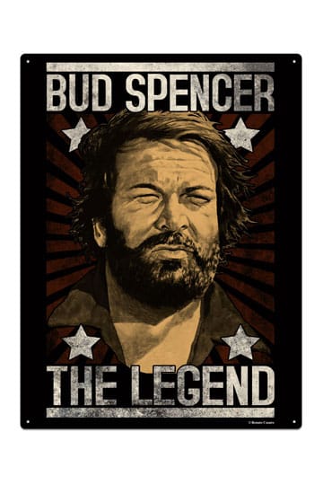 Bud Spencer Tin Sign The Legend 30 x 40 cm