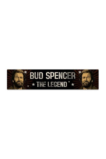 Bud Spencer Tin Sign med magneten legenden 16 x 3,5 cm