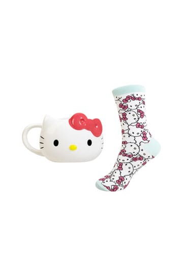 Sanrio 3D mugg & strumpor Set Hello Kitty