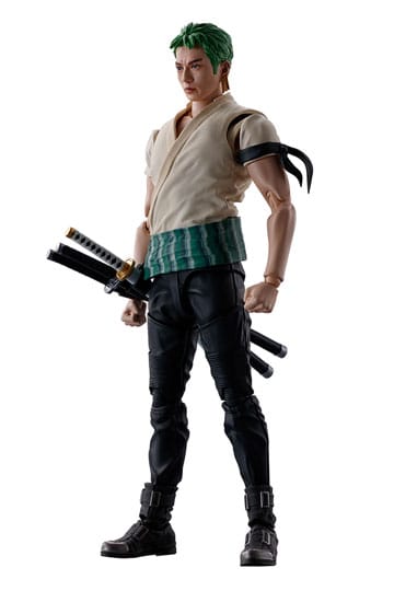 Tek Parça S.H. Figuarts aksiyon figürü Roronoa Zoro (Netflix) 14 cm