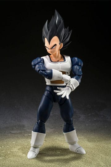 Dragon Ball S.H. Figuart Action Figur Vegeta Old Battle Clothes 14 cm