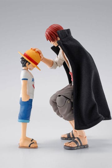 One Piece SHFiguarts Actiefiguur 2-Pack Shanks &amp; Monkey D. Luffy Childhood Ver.
