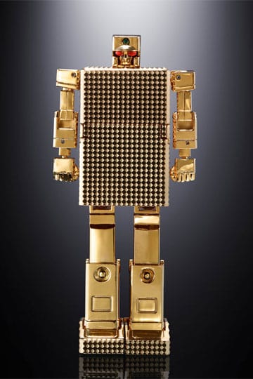 Golden Warrior Gold Lightan Soul of Chogokin Diecast Action Figure GX-32SP Gold Lightan 50th Anniversary Ver. 13 cm