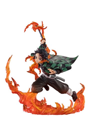 Demon Slayer: Kimetsu no Yaiba Figuartszero PVC Statue Kamado Tanjiro (Kyojuro Rengoku's Sword Guard Ver.) 19 cm