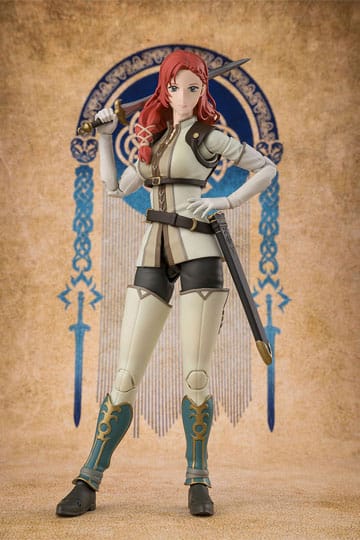 Yüzüklerin Efendisi Rohirrim S.H. Figuarts aksiyon figürü Rohan'dan Hera Shieldmaiden 18 cm