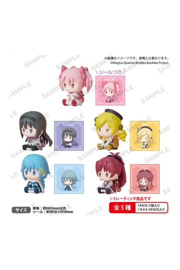 Puella Magi Madoka Magica Petatto Clockwork PVC Figures 5 cm Assortment (6)