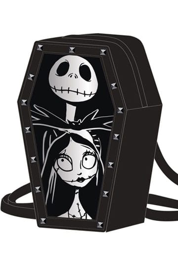 The Nightmare before Christmas Fashion - Faux Leather Backpack Jack Coffin-shaped