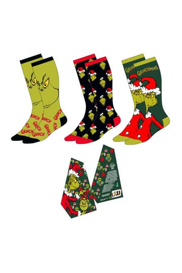 The Grinch Socks 3-Pack 38-45