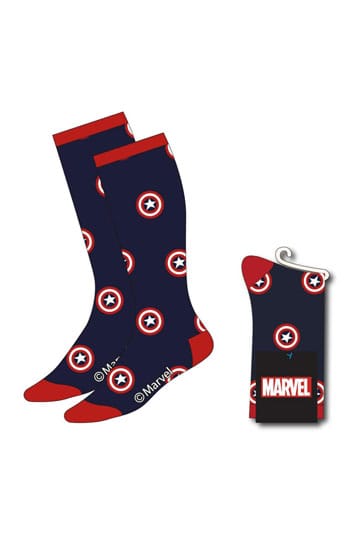 Avengers Socks Captain America Shield 38-45