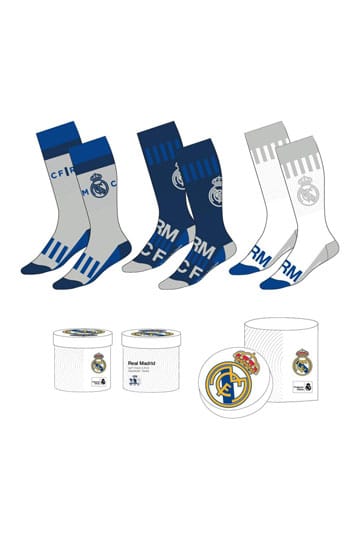 Futbol çorapları 3 paket Real Madrid 38-45