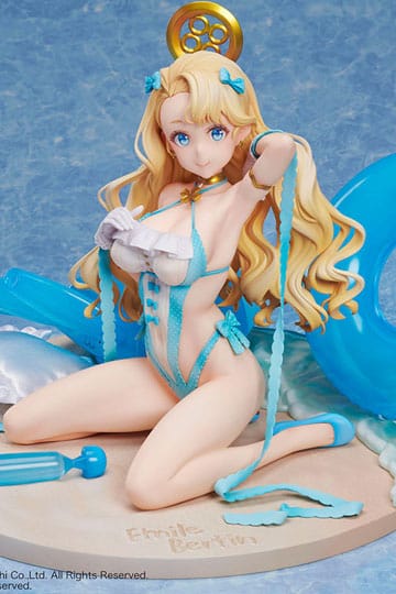 Azur Lane PVC Statue 1/4 Emile Bertin Swimsuit Costume Côte d'Azur 21 CM