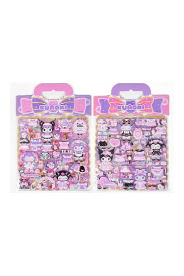 Pegatina Hello Kitty y sus amigos Kuromi Puffy Surtido (10)
