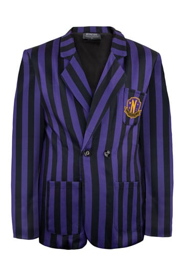 Jacket de mercredi Nevermore Academy Purple Striped Blazer