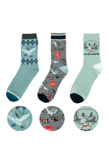 Harry Potter Socks 3 Pack Hedwig