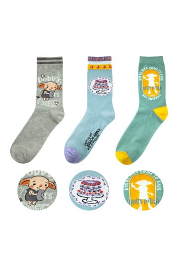 Harry Potter Socks Dobby da 3 pacchetti