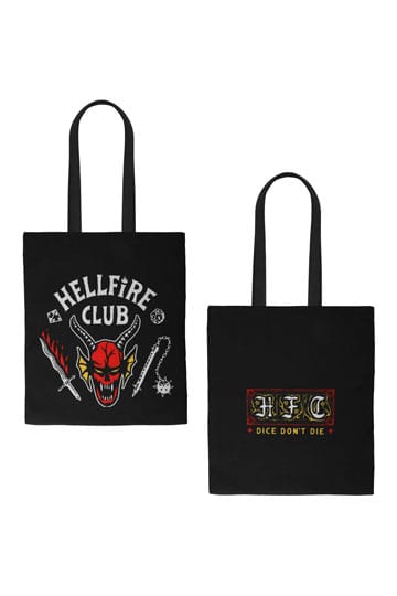 Stranger Things Tote Bag Hellfire Club