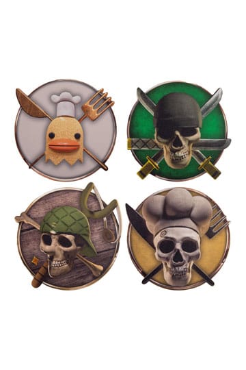 One Piece Coaster 4-Pack Characters #2