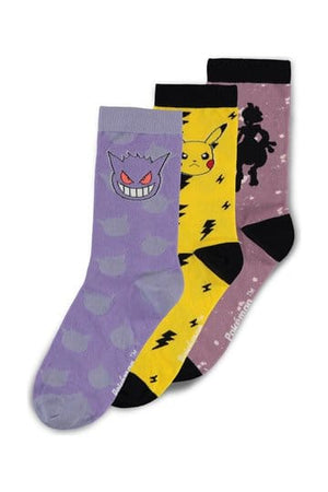 Pokémon Socken 3er-Pack Crew 43-46