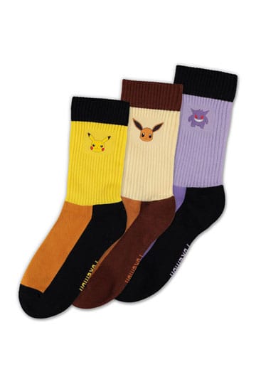 Pokémon Socks 3-Pack Starter Pokémon 43-46