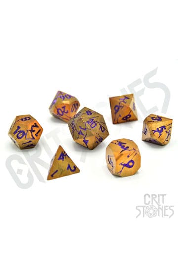 Critstones Metal Dice Set Sigils Sigils (7)