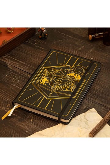 Dungeons & Dragons RPG Journal 5e Black