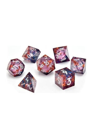 CritStones Liquid Core Jeu de dés Fey Mist (7)