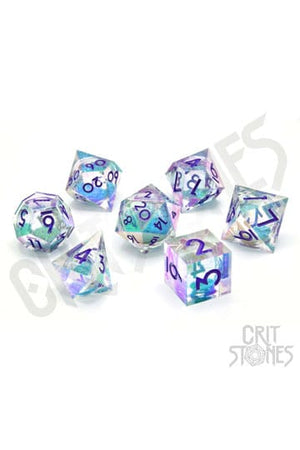 CRICHSTONES Liquid Core Dice Set Fantasia Fluid Electroplated (7)