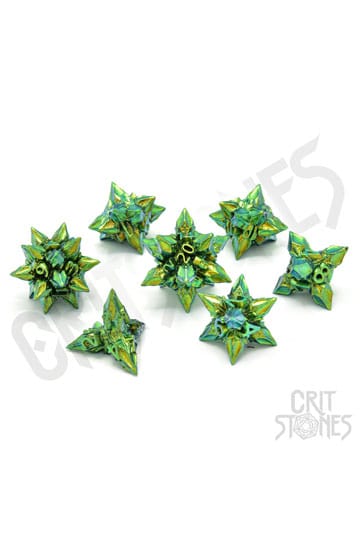 CritStones Metal Dice Set Unholy Bane (7)