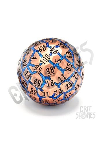CritStones Metal Dice D100 Hextech Orb