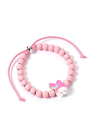 Hello Kitty narukvica ružičaste perle s privjeskom My Melody 21 cm