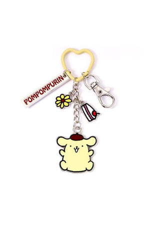 Hello Kitty nøkkelring med Pompompurin Charms 15 cm