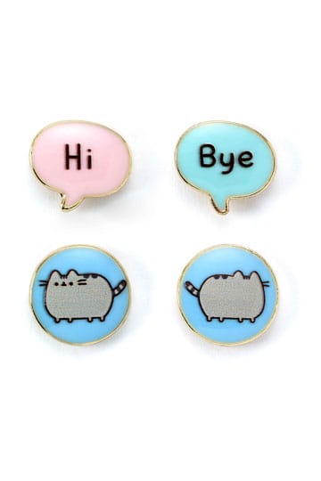 Pusheen Stud Pendings 2-Pack "Hola, adiós"