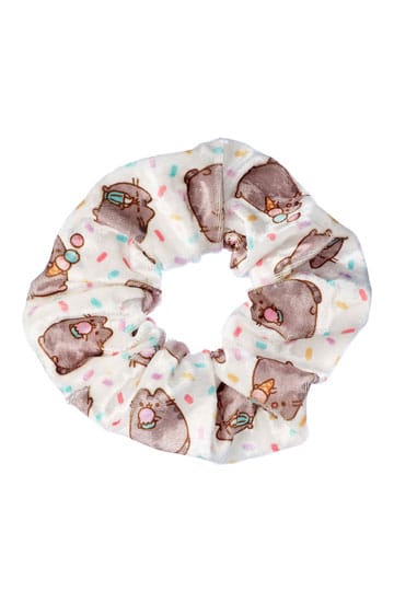 Pushen Hair Scrunchie White Ice Cream