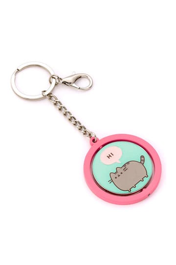 Pusheen Keychain "Hi , Bye" Spinning