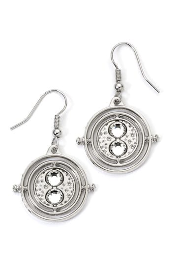 Harry Potter naušnice Time Turner (srebrni ton)