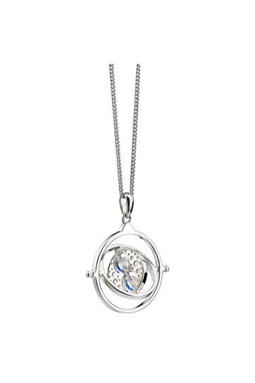Collier et breloque Harry Potter Time Turner (argent sterling)