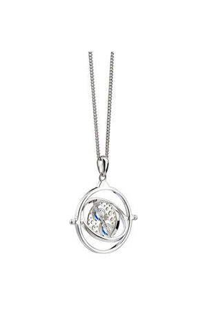 Collier et breloque Harry Potter Time Turner (argent sterling)
