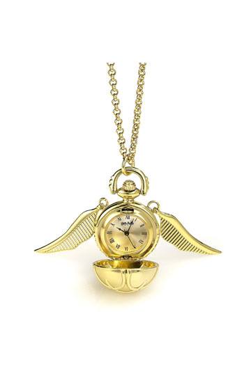 Harry Potter Watch ketting Golden Snitch (goud verguld)