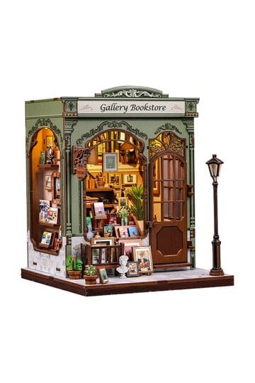 Miniature House Model Kit Gallery Bookstore 20 x 16 cm