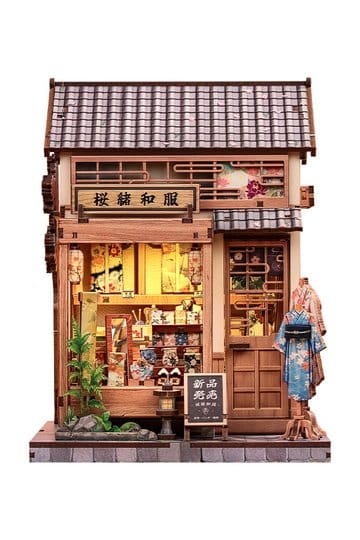Komplet modela minijaturne kuće Sakura O Kimono Shop 19 x 14 cm