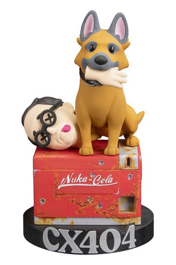 Figurine en vinyle Fallout CX404 & Wilzig (tête) stylisée 20 cm
